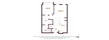 1 bedroom 1 bathroom floorplan