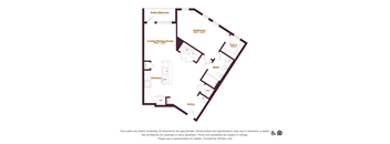 1 bedroom 1 bathroom floorplan