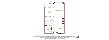 1 bedroom 1 bathroom floorplan