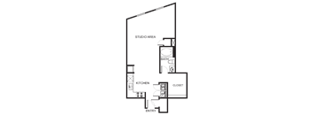 Studio floor plan OBB