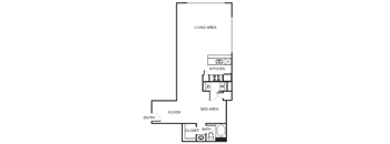 Studio floor plan OC