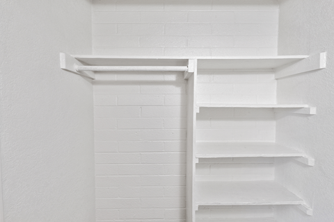 white shelving unit at Bella Vista Apartments, Phoenix, 85009