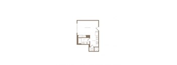PH2 East S2 Studio 1 bath