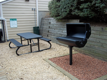 Picnic Pavilion with Charcoal Grill