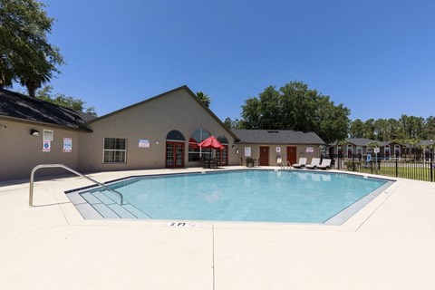 our apartments have a large pool for residents to enjoy