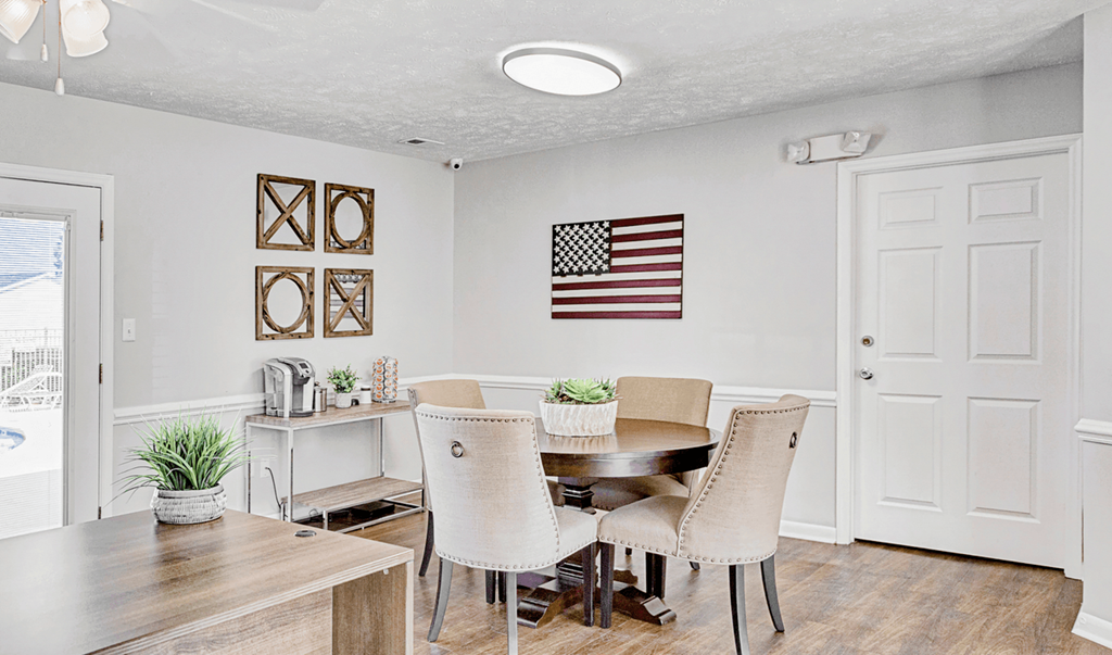 Elegant Dining Space at Patriot Point Apartment Homes, Spring Lake 