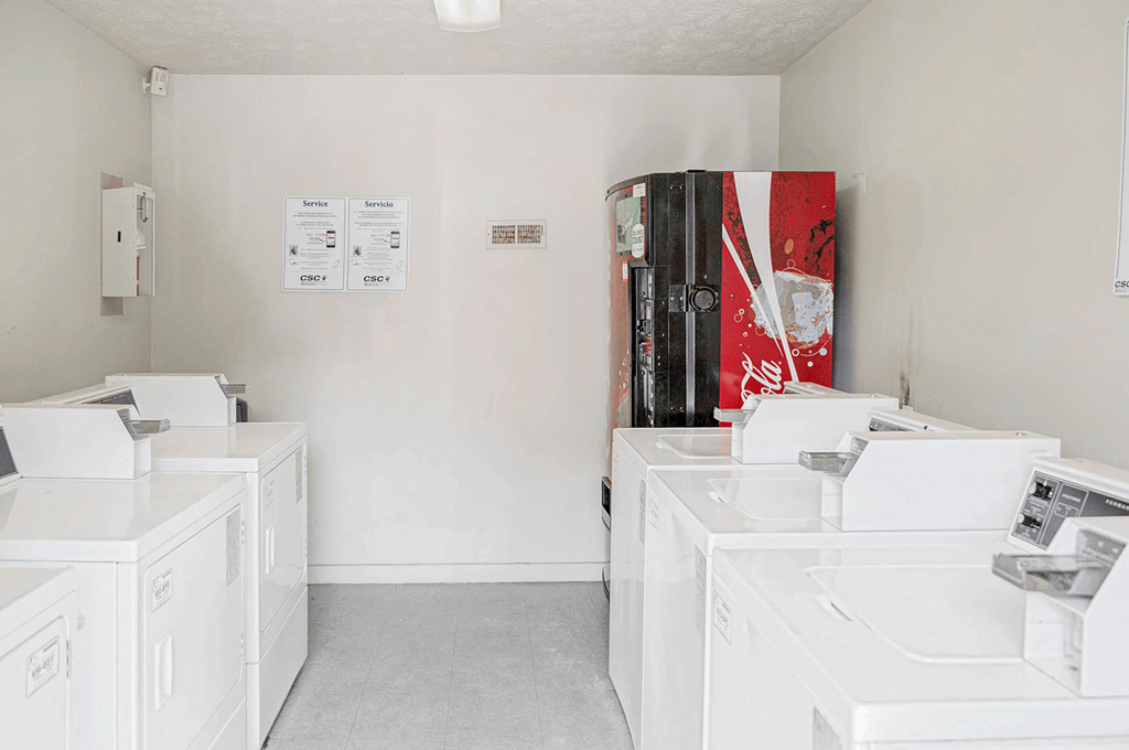Modern Laundry Room at Patriot Point Apartment Homes, Spring Lake, NC 28390