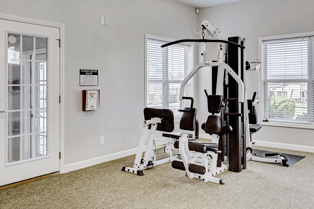 Modern Fitness Center at Patriot Point Apartment Homes, Spring Lake 