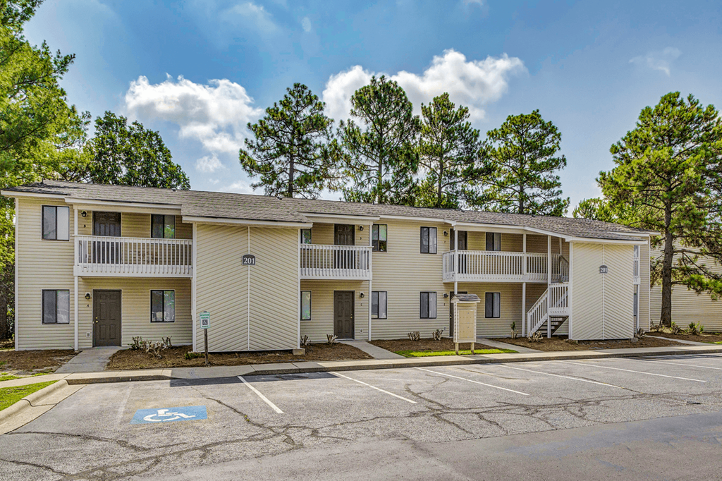 Parking Lot at Patriot Point Apartment Homes, Spring Lake, NC 