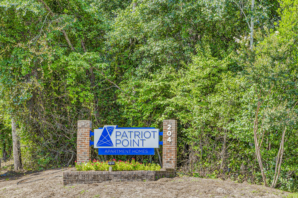 Welcoming Signage at Patriot Point Apartment Homes, Spring Lake North Carolina 