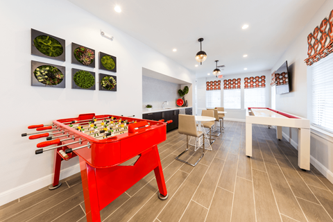 the games room at the callaway house austin