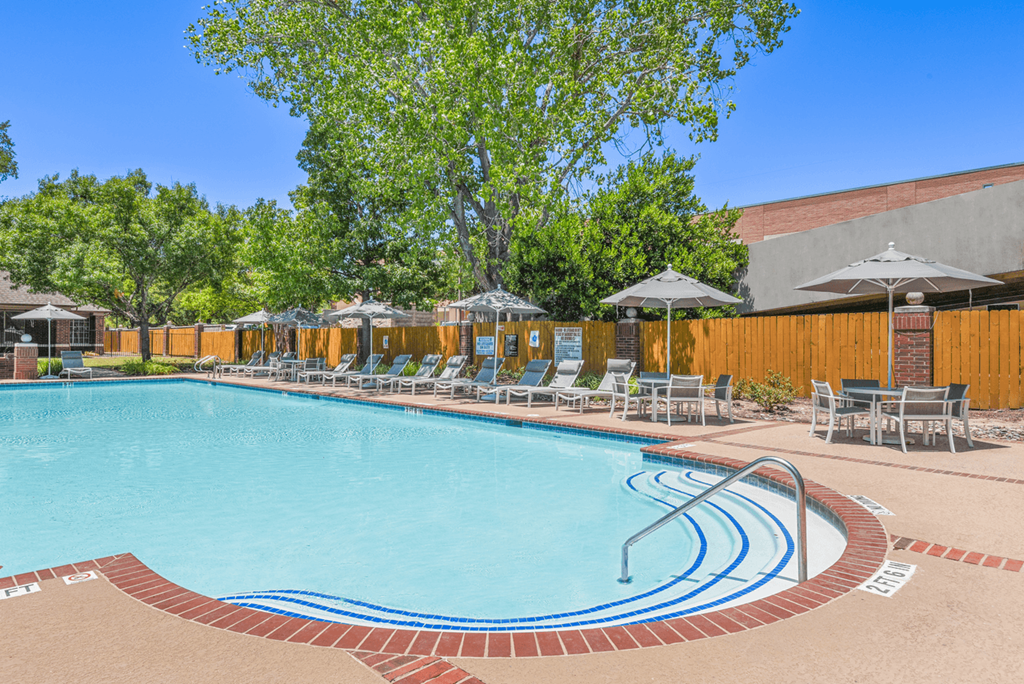 our apartments showcase an unique swimming pool