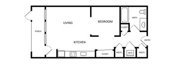 studio 1b 533 sqft