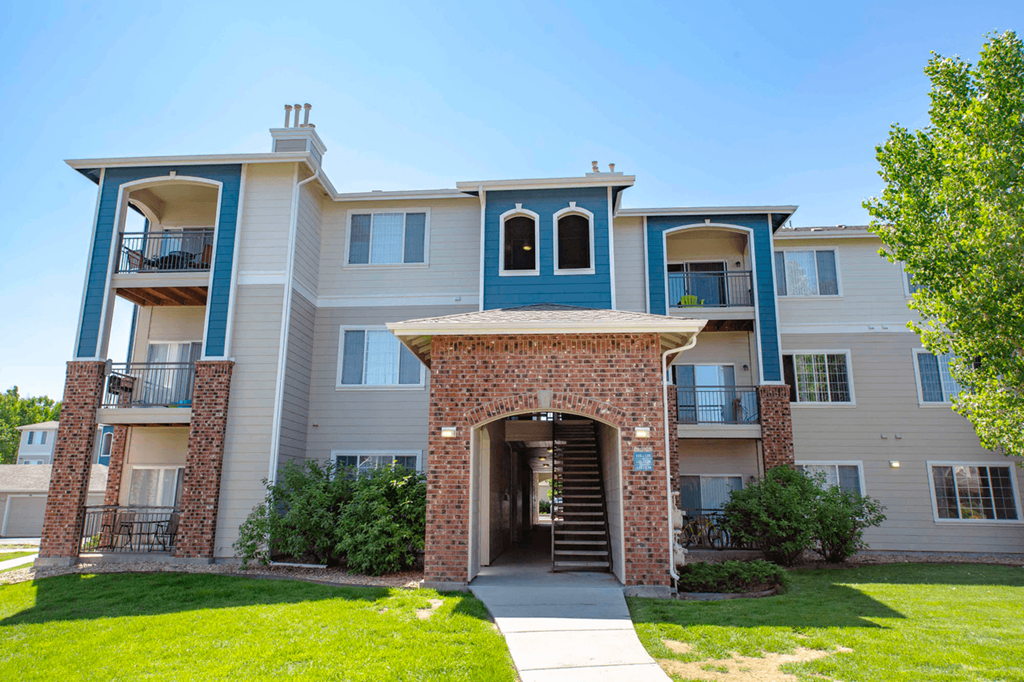 our apartments showcase a beautiful lawn