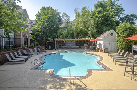 resort style pool
