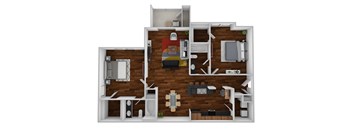 Rockefeller 2 bedroom floor plan