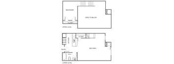 Studio floor plan S2B
