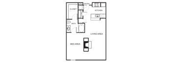 Studio floor plan S8 and S812