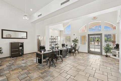 leasing office interior at The Village at Sun Valley Apartments, Mesa, AZ