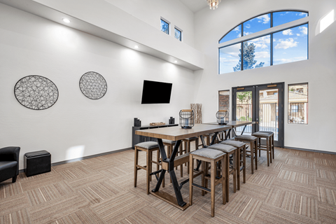 resident clubhouse at San Fernando Apartments, Arizona 
