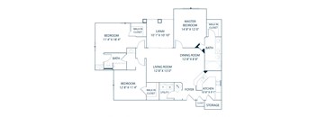 Savannah three bedroom floorplan