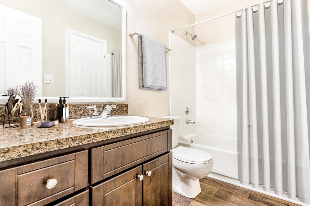 Luxurious Bathroom at Southpark Commons Apartment Homes, Charlotte, NC