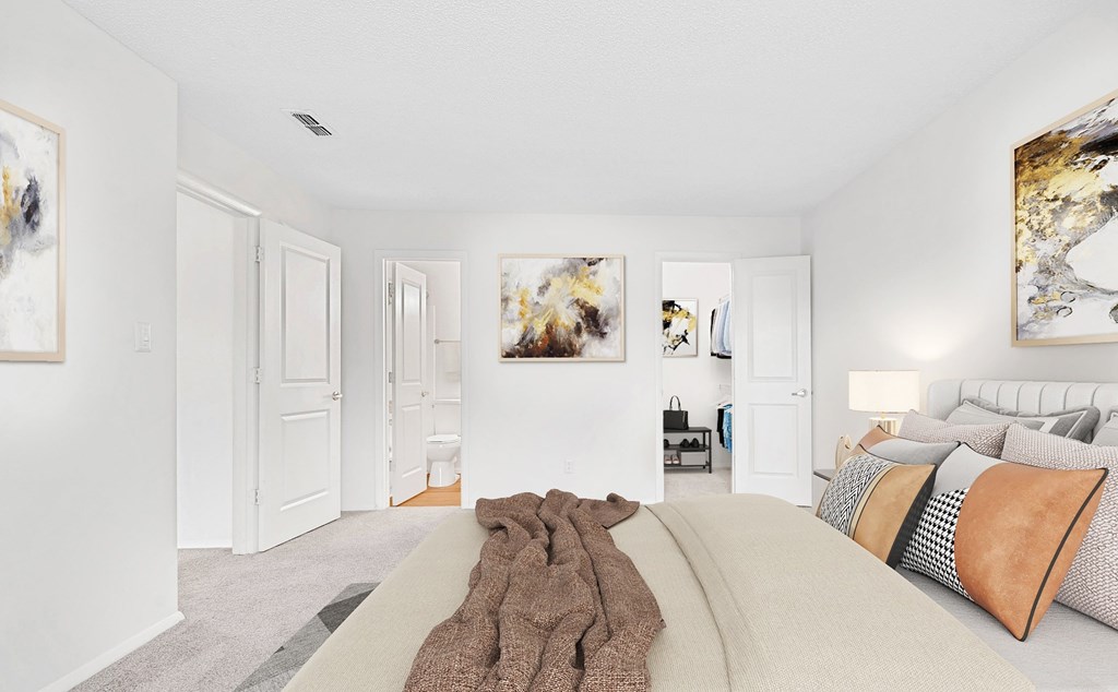 Spacious Bedroom at Southpark Commons Apartment Homes, North Carolina, 28210