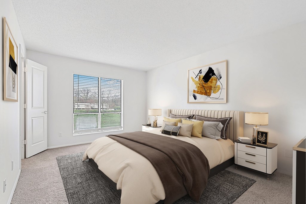 Large Bedroom at Southpark Commons Apartment Homes, Charlotte