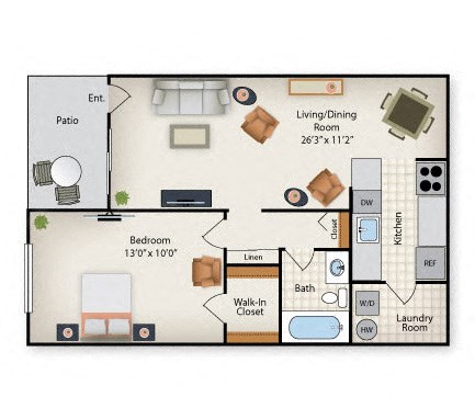 a floor plan