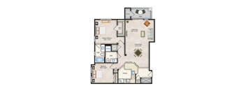 two bedroom apartment