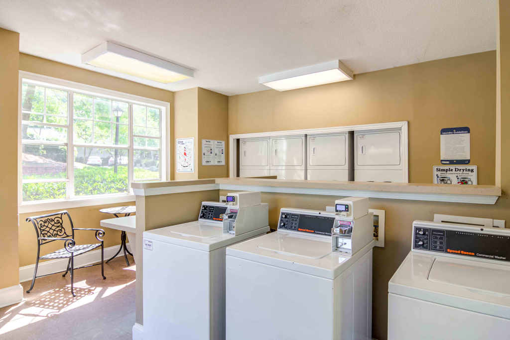 laundry center interior