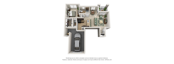 1 bedroom 1 bathroom floorplan