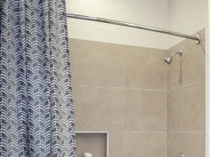 Stylish Bathrooms with Framed Vanity Mirror