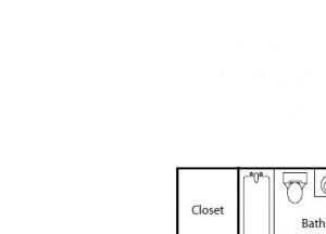 Orchid Floor Plan 1 Bedroom 1 Bath