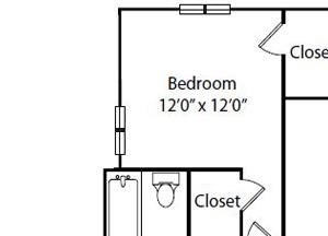 Pacifica Floor Plan2 Bedroom 2 Bath