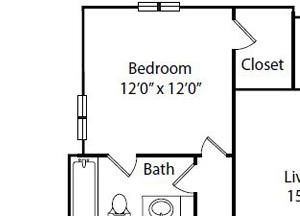 Springhill Floor Plan 3 Bedroom 2 Bath