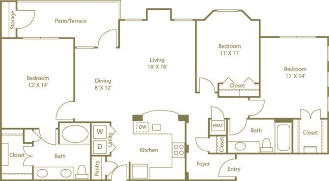 pic 1 Story House Floor Plans Bloxburg costa bella apartment homes
