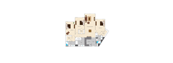 a floor plan of a 3 bedroom