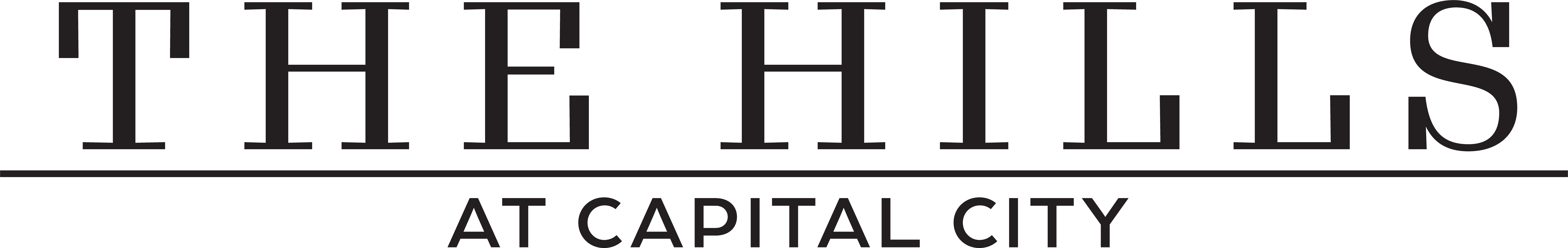 The Hills at Capital City logo.