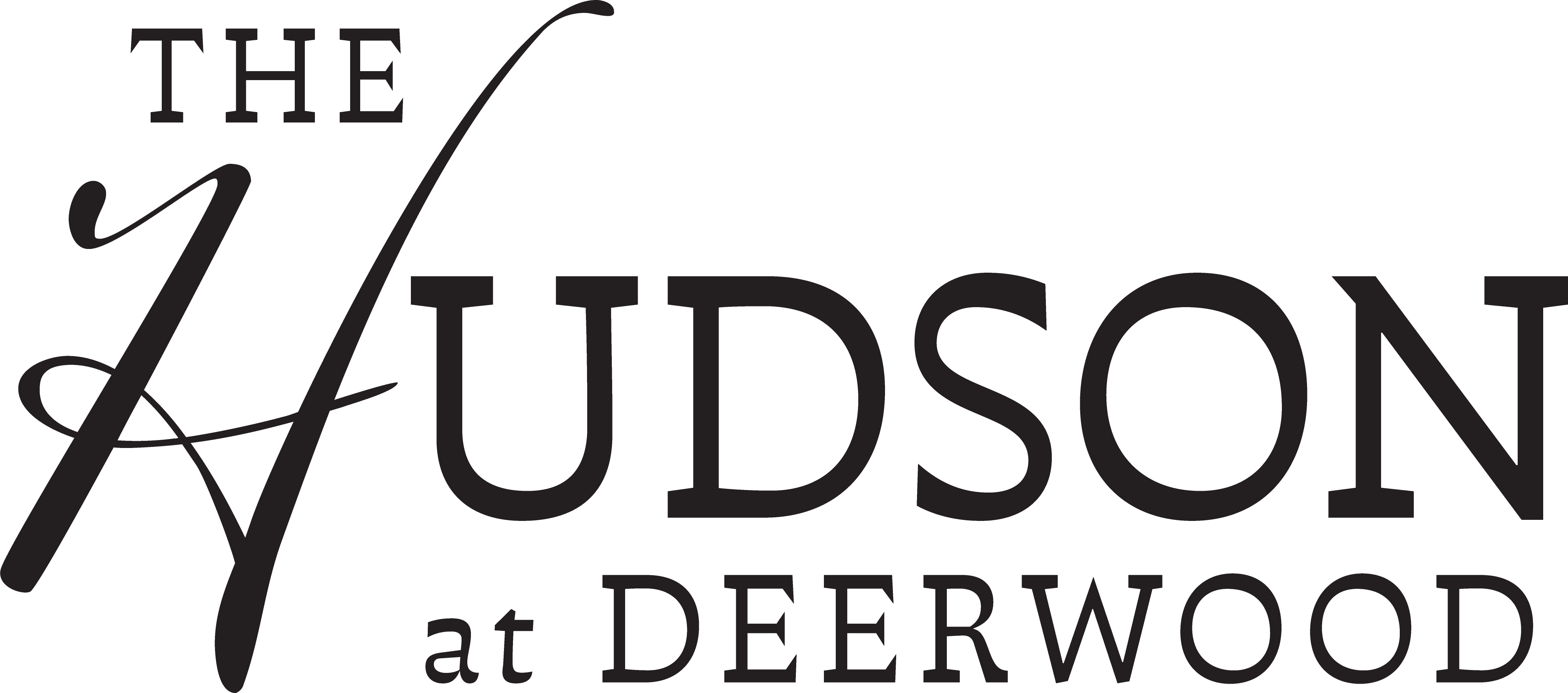 The logo for The Hudson at Deerwood.