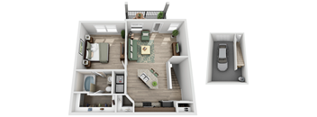 1 bedroom 1 bathroom floorplan