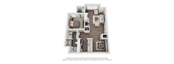 1 bedroom 1 bathroom floorplan