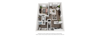 1 bedroom 1 bathroom floorplan