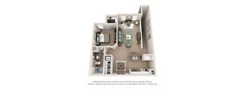 1 bedroom 1 bathroom floorplan