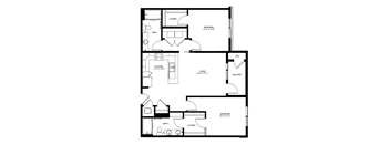 B4 - 1146 sqft floorplan
