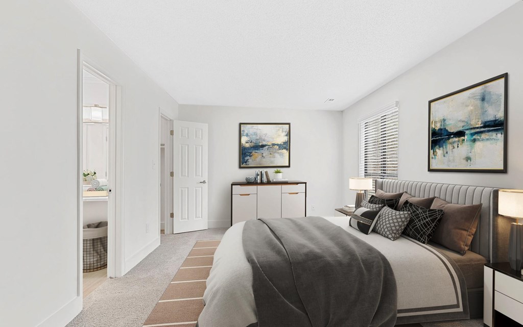 Large Comfortable Bedrooms With Closet at Woodlyn on the Green Apartment Homes, Cary, 27513