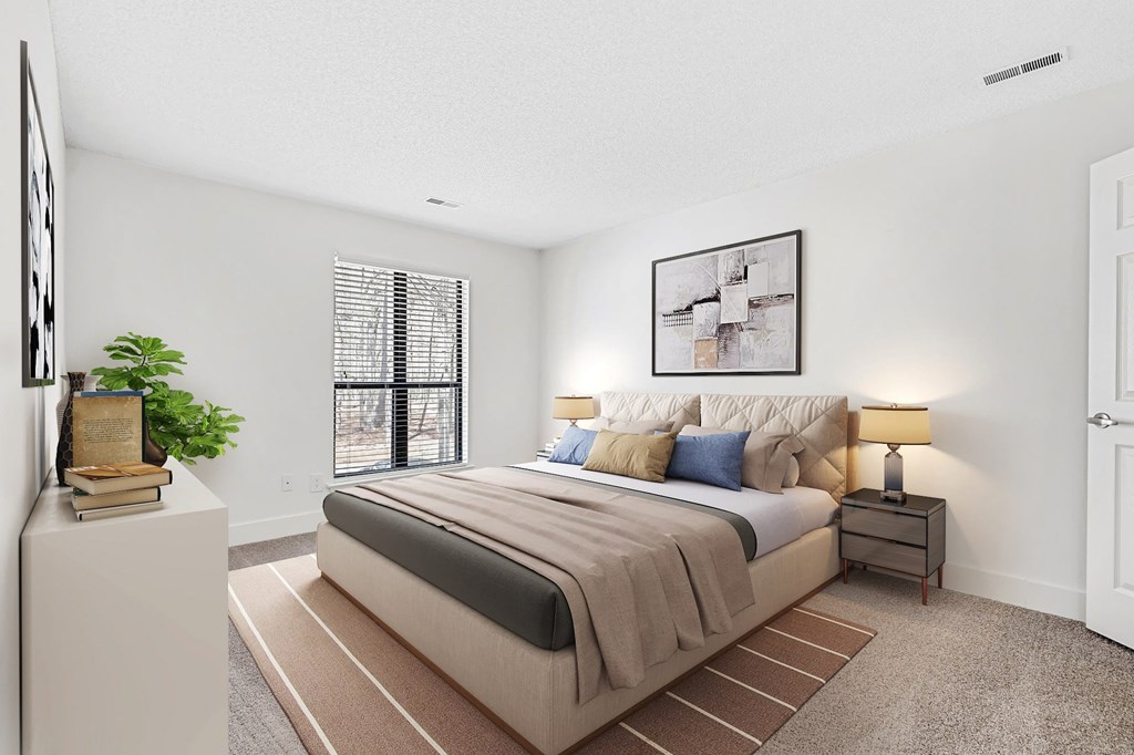 Large Comfortable Bedrooms at Woodlyn on the Green Apartment Homes, North Carolina