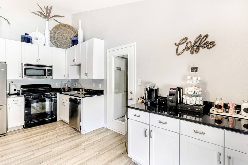 Modern Kitchen at Woodlyn on the Green Apartment Homes, Cary, NC, 27513