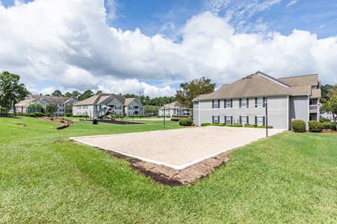 sand volleyball court