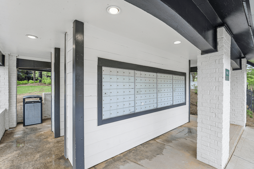 mail center with mailboxes